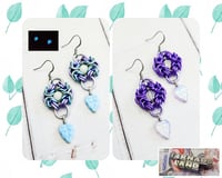 Image 1 of Enchanted Forest Leaf Earrings