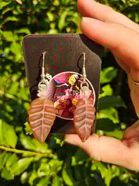 Image 3 of Amber Earing Set