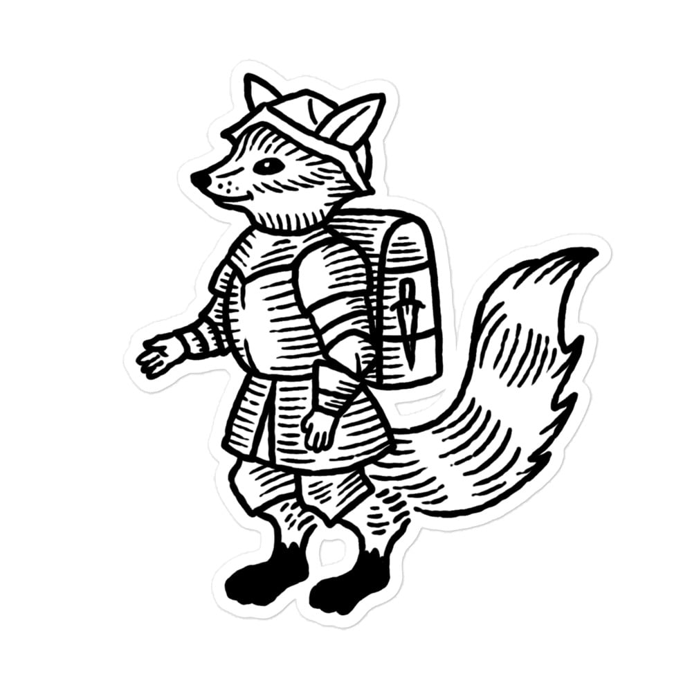 Image of Fox traveler sticker