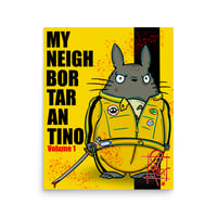 Image 1 of “My neighbor Tarantino“ matte fine art 