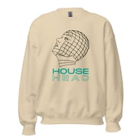 Image of House Head - Teal & Tan Crewneck Sweatshirt 