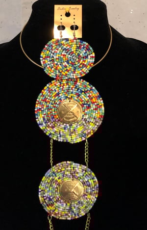 Image of Colorful choker set