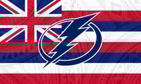 Tampa Bay Lightning Hawaiian Flag 