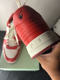 Image 3 of Off White “Out Of Office” Red/White