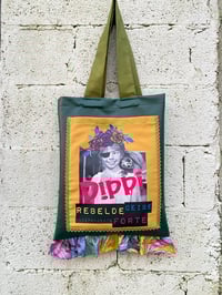 Image 1 of Bolsiñ feita a man. Pippi verde. Deseño exclusivo!