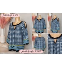 Image 7 of Large Eci New York Open shoulder top #904*8 (Gently Used)