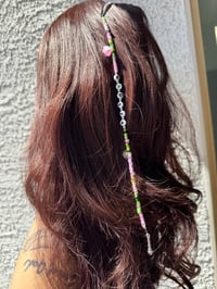 Image 10 of Mad SZN in PINK Beaded Hair Clip