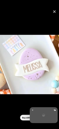 Decorated sugar cookies EGG BANNEE PERSONALIZED!