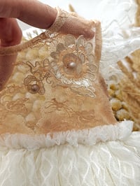 Image 2 of Photo prop | Newborn girls photoshoot outfit | Rosalie | beige | cream