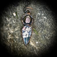 Image 2 of Moss Agate & Rose Quartz 