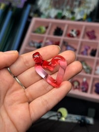Image 1 of Gold Ruby Heart