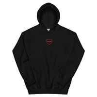 Image 2 of Heart Porn Embroidered Hoodie