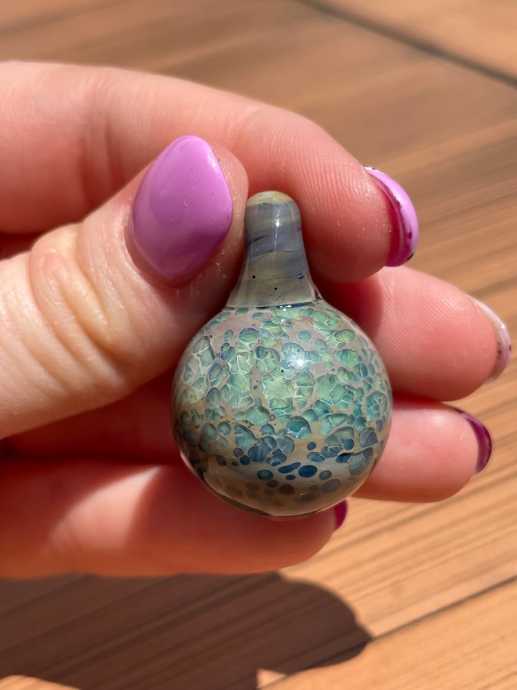 Image of Blue and Gray Marble Pendant