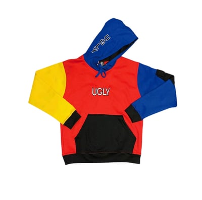Image of RED YELLOW BLUE BLACK HOODIE