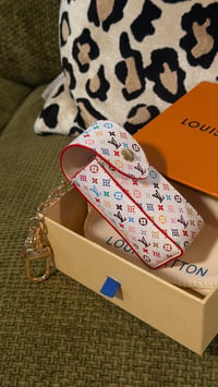 Image 2 of White Lipgloss Holder Bag Charm 