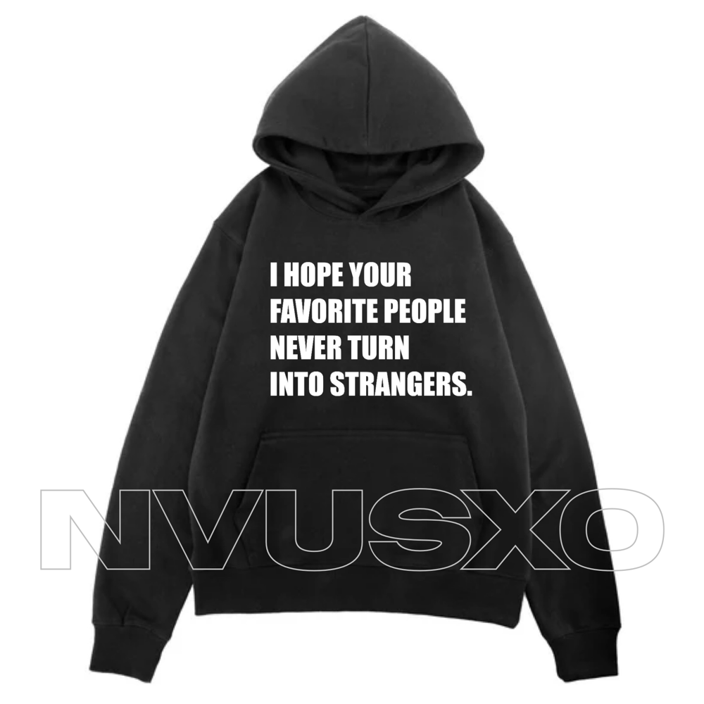 Image of FAVORITE PEOPLE B&W HOODIE 