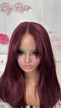 Image 15 of Cherry curtain bangs luxury (ready to ship) 