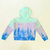 Image 2 of Justice Kids Tie-Dye Hoodie - Blue and Purple