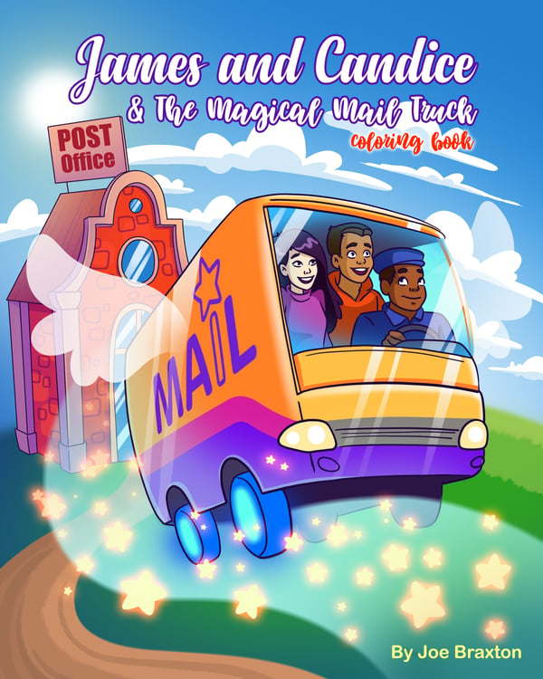 Image of 🚨PREORDER🚨 James and Candice & The Magical Mail Truck 