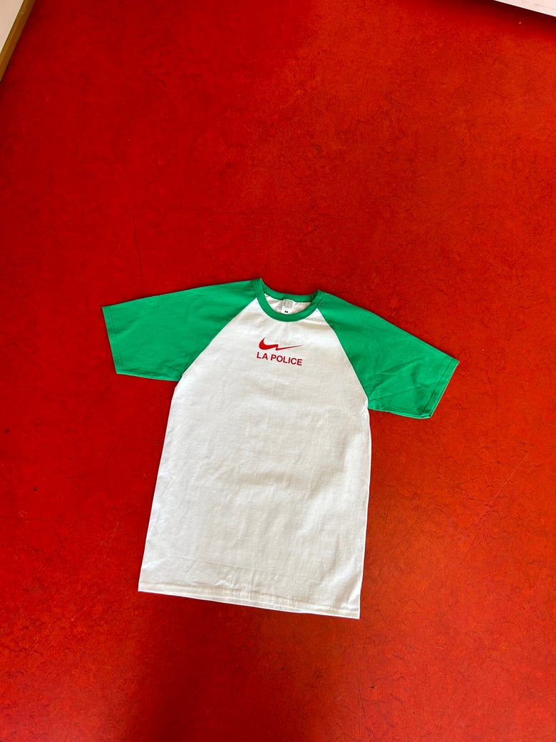 Image of NLP SHIRT / GREEN RED WHITE