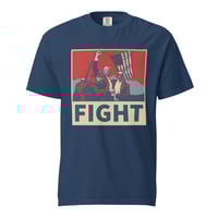 Image 6 of Trump Shooting Fight Pop Art - Unisex garment-dyed heavyweight t-shirt