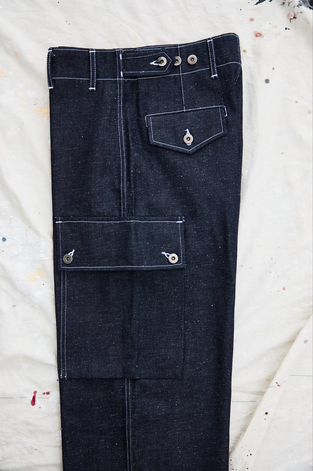 Konin pant- speckle (12 oz Indigo) | Scarf Brothers