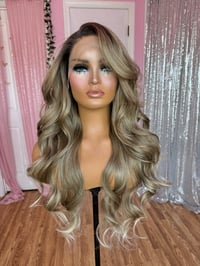 Image 3 of Ash brown blonde tip luxury 