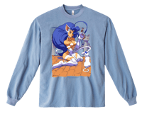 Image 1 of Kitty Clear blue Longsleeve