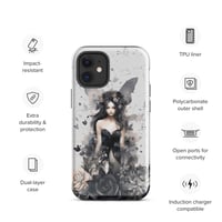 Image 8 of Dark Fairy and Flowers Goth Inspired Mystical Fantasy Tough Case for iPhone®