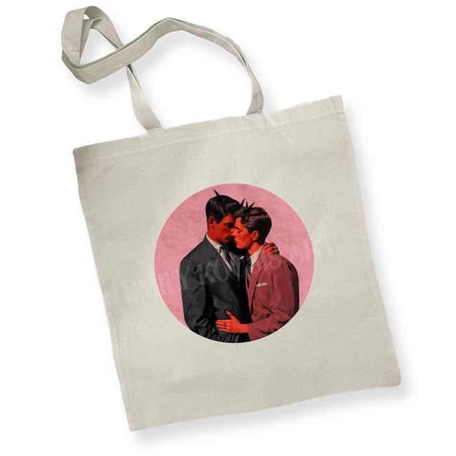 Black Or Natural Tote // 'Devils Romance' Men Edition