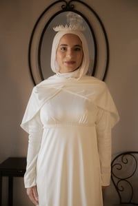 Image 2 of 1970s Dress & Scarf Set