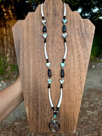 Black pinenut Lanyard