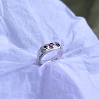 Image 4 of Triple Ruby Ring 