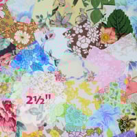 Image 3 of 1970s 1980s Cottagecore Floral Charm Packs