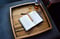 Image of Bourbon Barrel Ottoman Tray