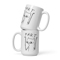 Image 1 of White glossy mug fart 