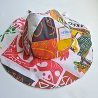 Image 3 of Reworked Wide Brim Hat Picasso Kids