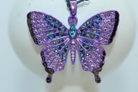 Image 4 of Butterfly Rhinestone Necklace