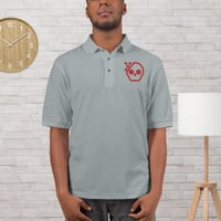 Image 4 of My Skull Is Red Men's Premium Polo