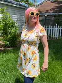 Image 2 of Sunshine Minnie DCL V-neck short sleeved tunic/mini dress
