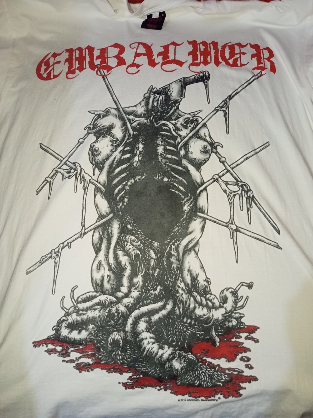 EMBALMER - FESTERING MAGGOTS AND GORE GALORE (T-SHIRT ©2010)