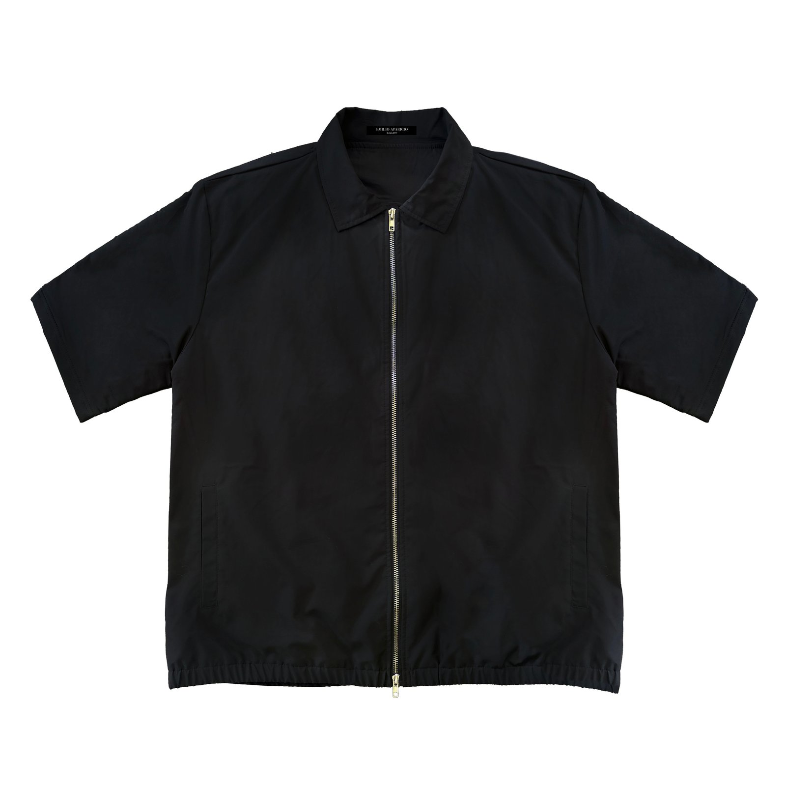 Flight Black Zip up Shirt