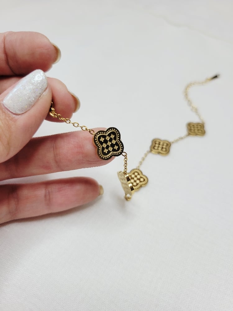 Image of Four Leaf Clover Bracelet 