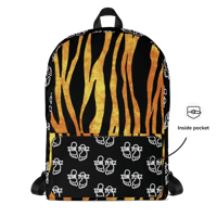 Image 3 of GLD/BLK BACKPACK