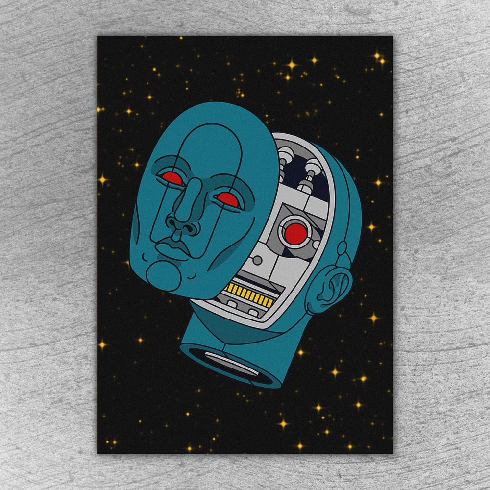 Image of Robot_Man / Post_Card