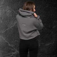 Image 5 of Rise Above Womens Cropped Hoodie