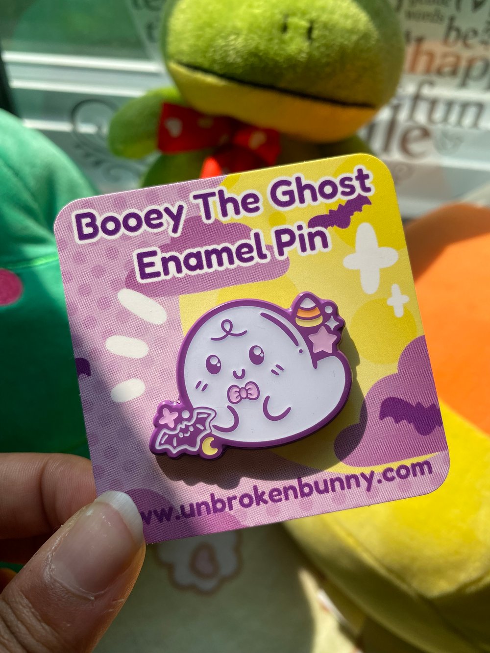 Booey the Ghost Enamel Pin