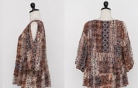Image 3 of (Gently Used) 3X style & Co. open shoulder sleeve multi top #1094*12#1