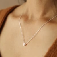 Image 1 of Lisa Angel Tiny Crystal Heart Pendant