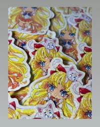 Image 3 of Chibi V Sticker / Holographic Hearts 